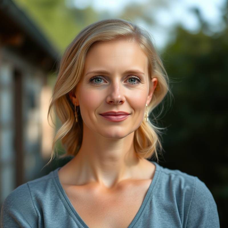 Portræt af Maria Andersen